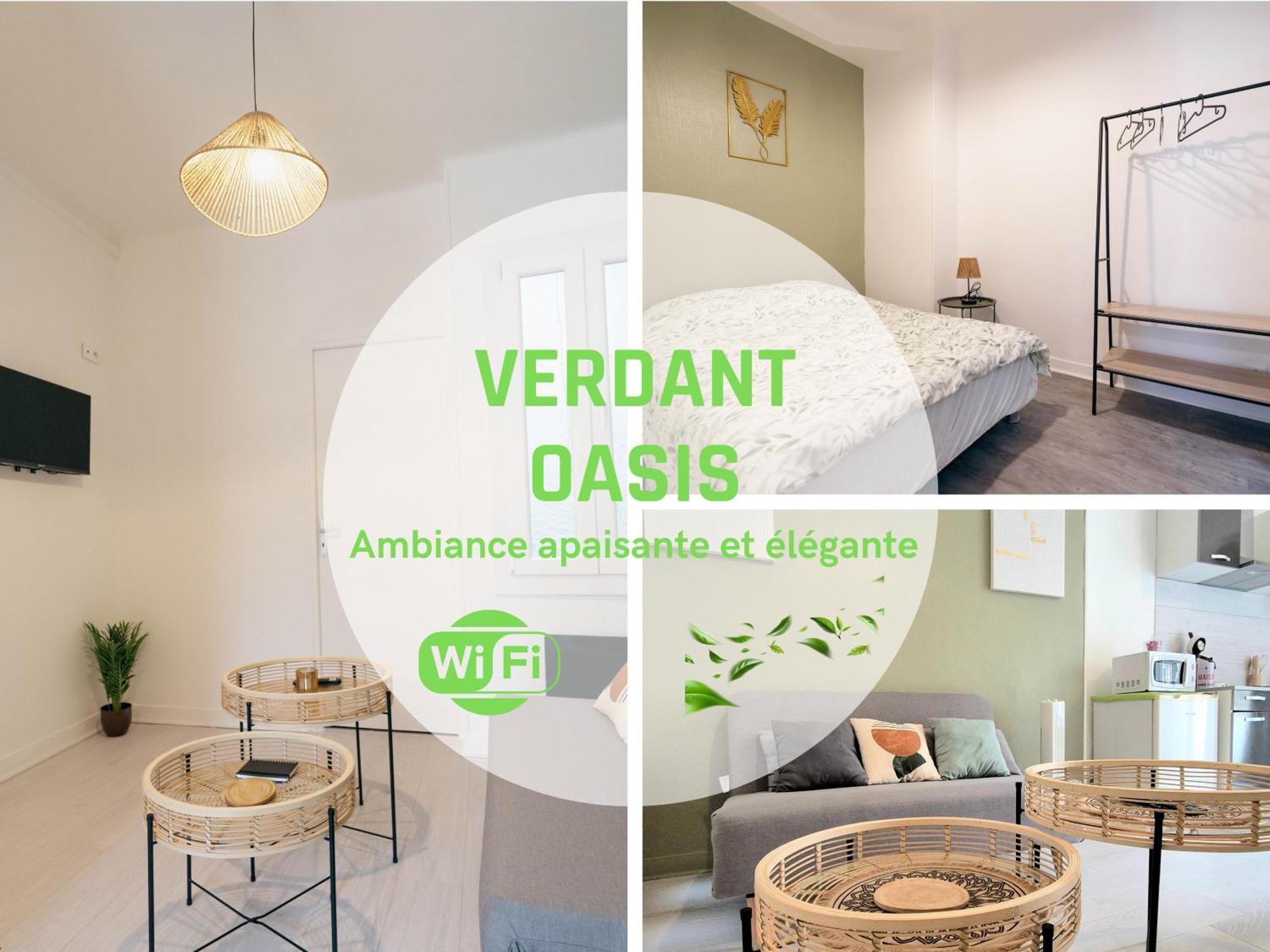 Appartement Verdant Oasis - Proche Du Centre - Wifi Gratuit - Parking A Proximite